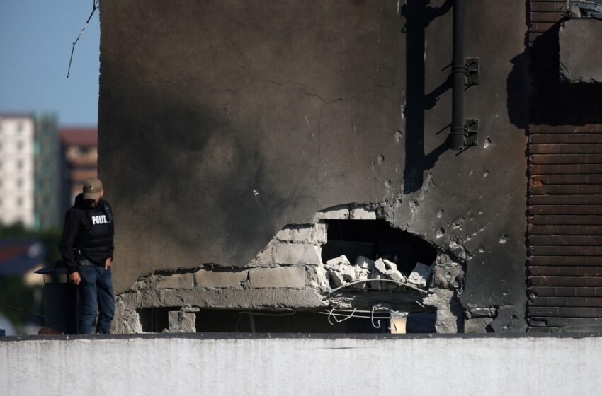  Dos heridos al impactar un dron ruso contra un edificio de viviendas en Rumania