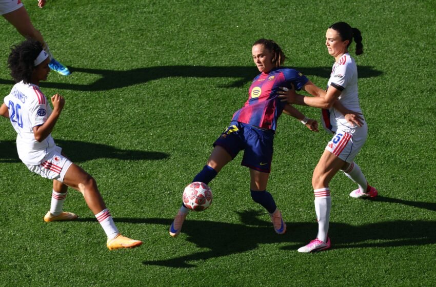  Barcelona – OL Lyoness en directo | Gol anulado a Heaps por fuera de juego