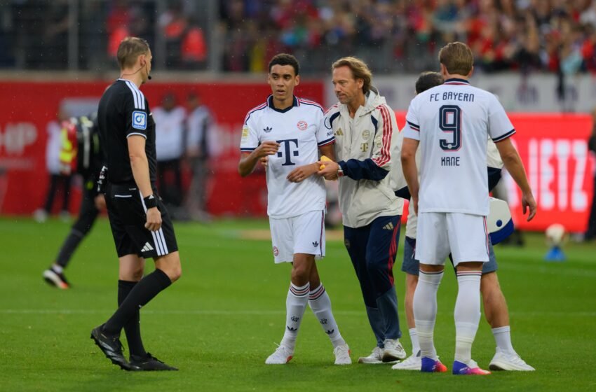  Musiala se vuelve a desplomar en un partido con el Bayern de Múnich
