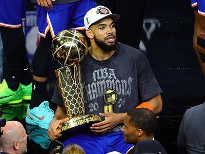  Karl-Anthony Towns llevará a RD trofeo tras victoria en la NBA