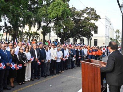  En Santiago conmemoran 182 aniversario de Independencia Nacional