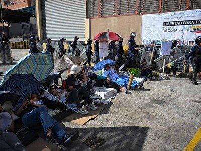  Más de 200 presos políticos en huelga de hambre en Venezuela