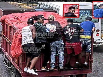  Siete hombres arrestados por asalto a camión del Plan Social