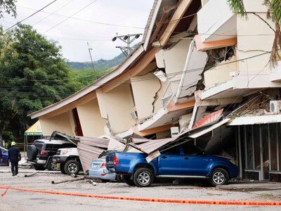  Terremoto en Panamá deja dos heridos